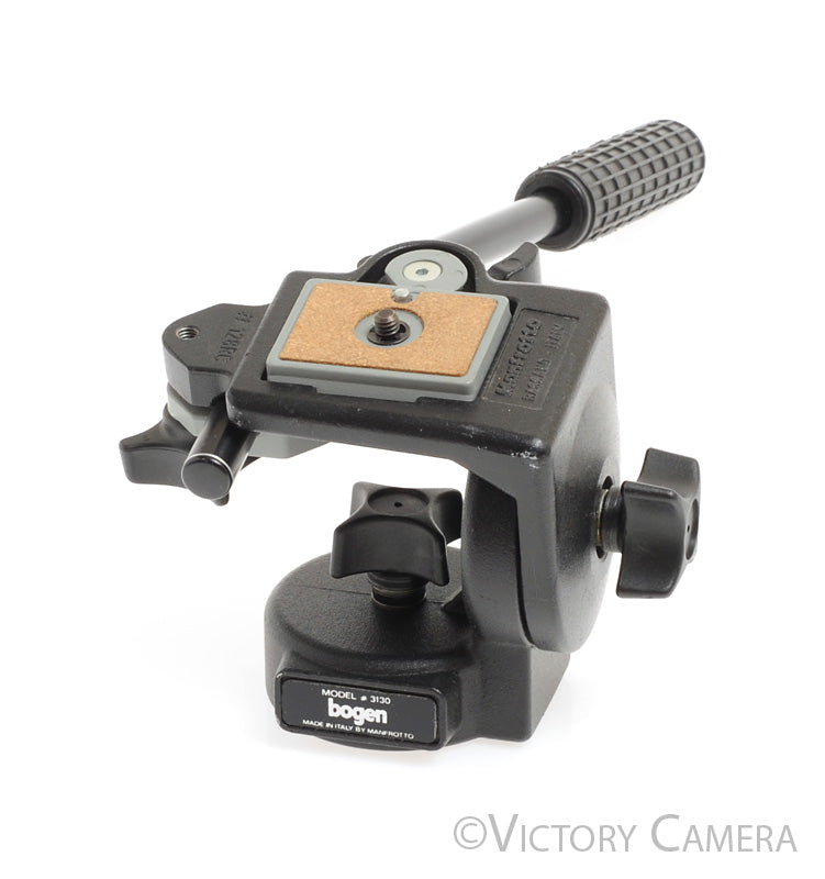 Manfrotto 128RC Micro Fluid Video Head w/ QR Plate & Arm - Victory Camera