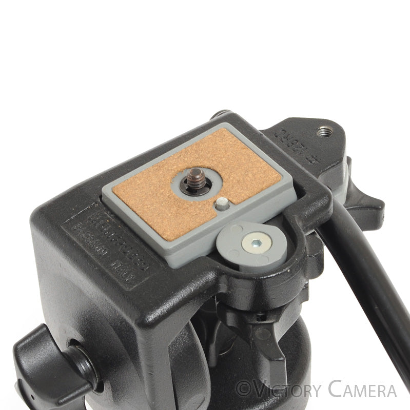 Manfrotto 128RC Micro Fluid Video Head w/ QR Plate &amp; Arm [EXC] - Victory Camera