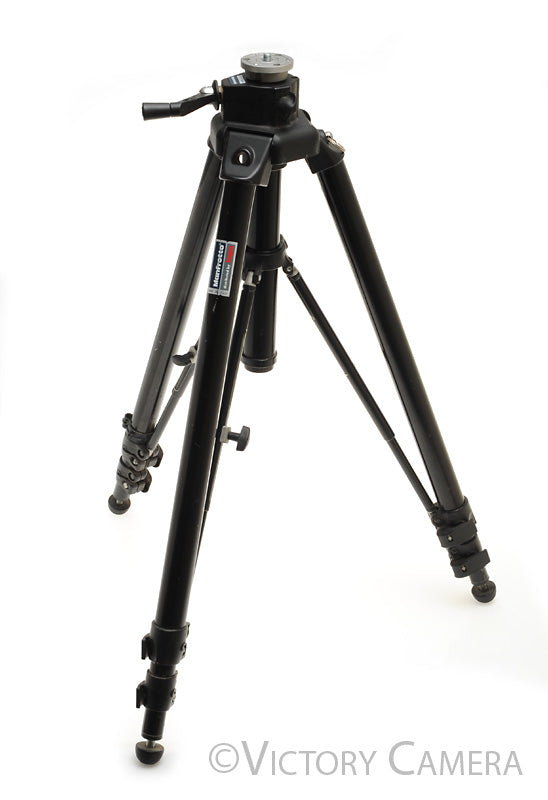 Manfrotto Bogen 375B Pro Geared Tripod Legs ~75" Tall [EXC] - Victory Camera