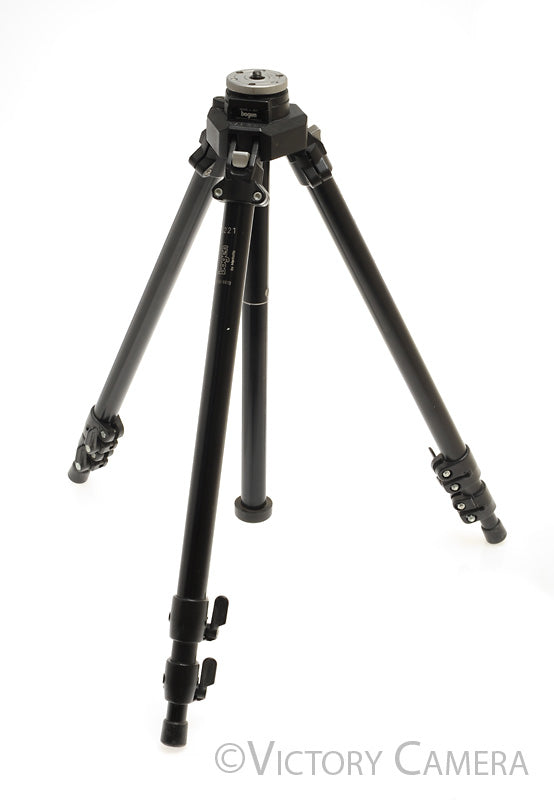 Bogen Manfrotto 3221 Black Tripod Legs (~70&quot; Fully Extended) [EXC] - Victory Camera
