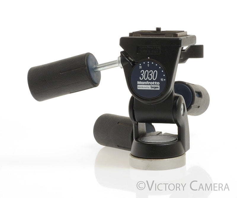 Manfrotto Bogen 3030 Pan Tilt Tripod Quick Release Head w/ QR Plate - Victory Camera