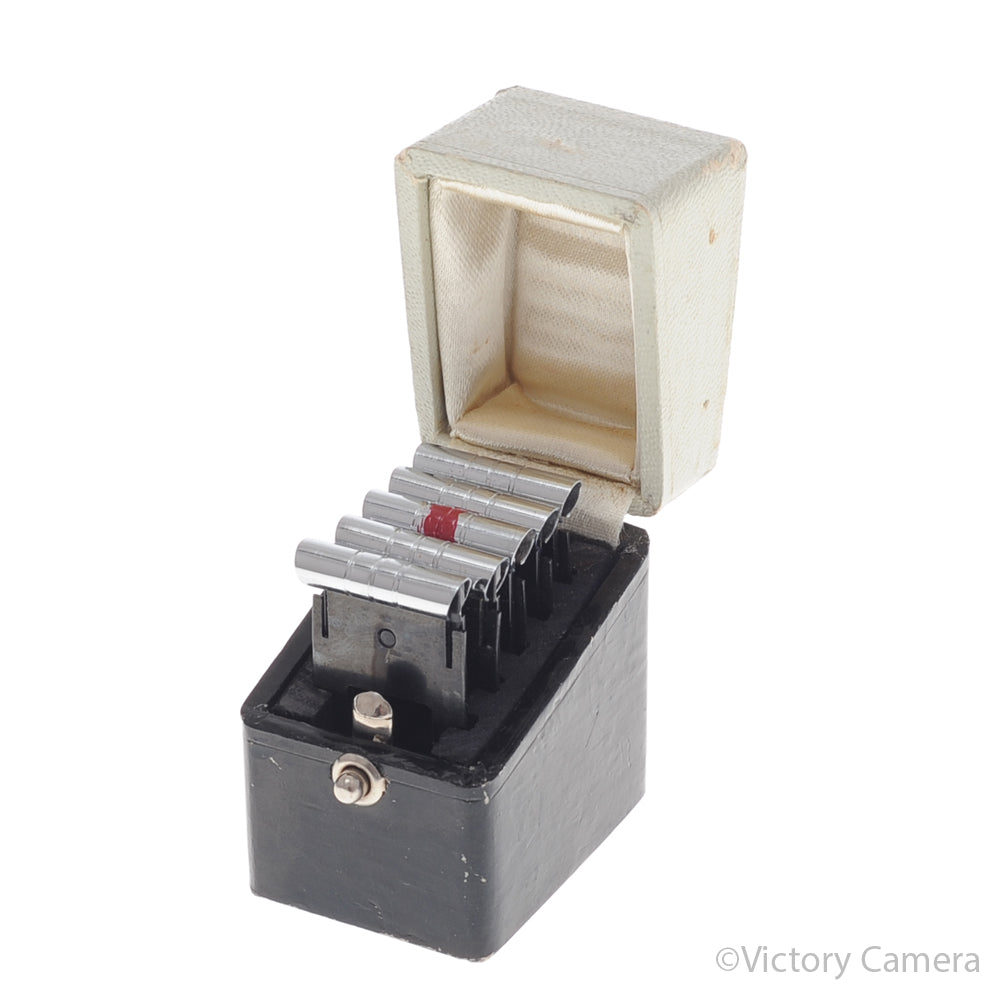 Bolex Filter Holder Set of 5 for H16 16mm Film Camera -Clean in Case- image 4