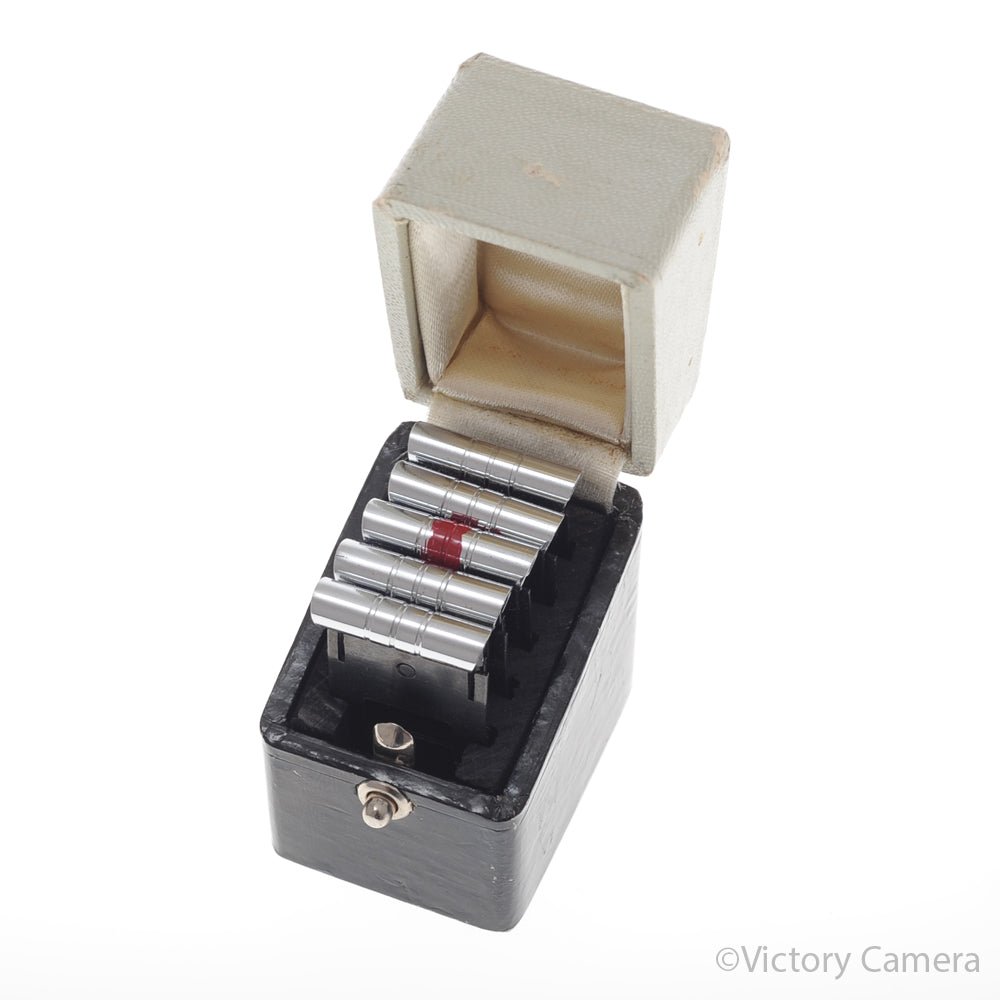 Bolex Filter Holder Set of 5 for H16 16mm Film Camera -Clean in Case- image 5