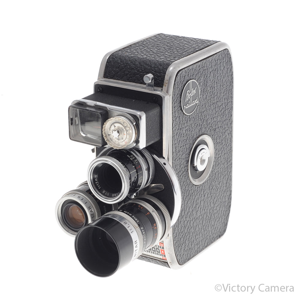 Bolex Paillard D8L 8mm Motion Picture Film Camera 5.5mm, 13mm, 36 [EXC-] image 2
