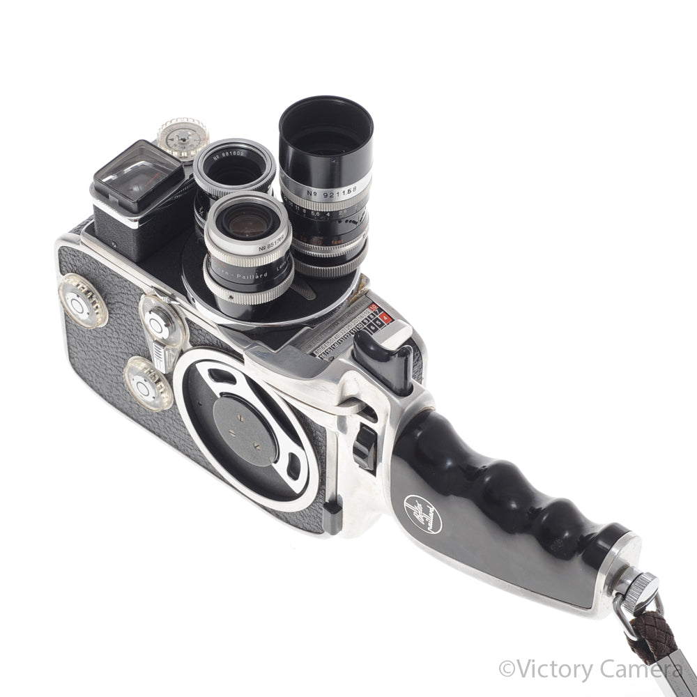 Bolex Paillard D8L 8mm Motion Picture Film Camera 5.5mm, 13mm, 36 [EXC-] image 7