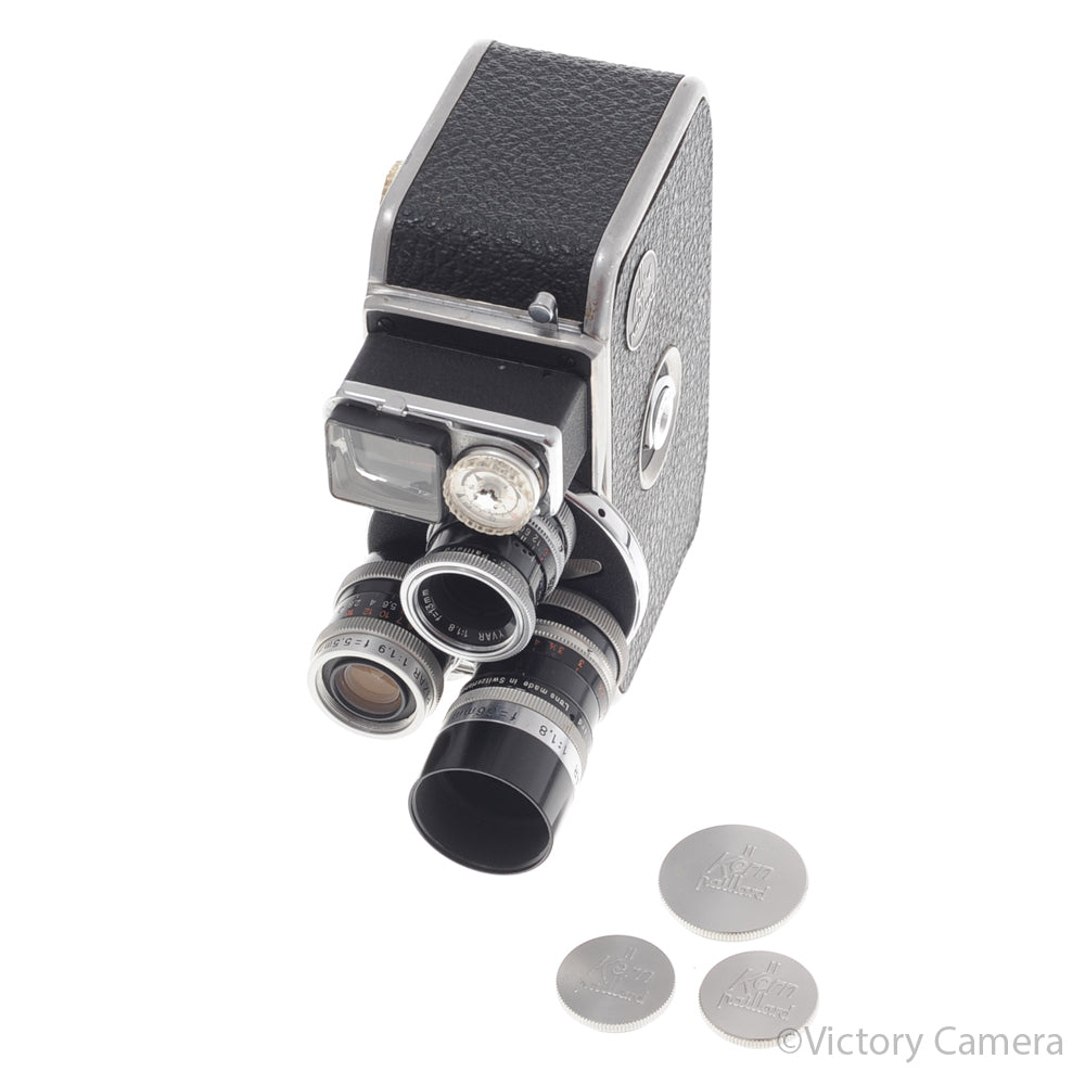 Bolex Paillard D8L 8mm Motion Picture Film Camera 5.5mm, 13mm, 36 [EXC-] image 8