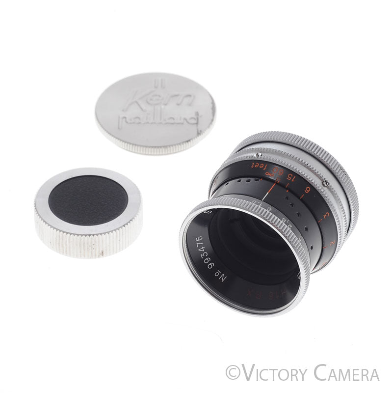 Bolex Kern-Paillard 16mm f1.8 Switar H16 RX Wide Angle C Mount [EXC-] - Victory Camera