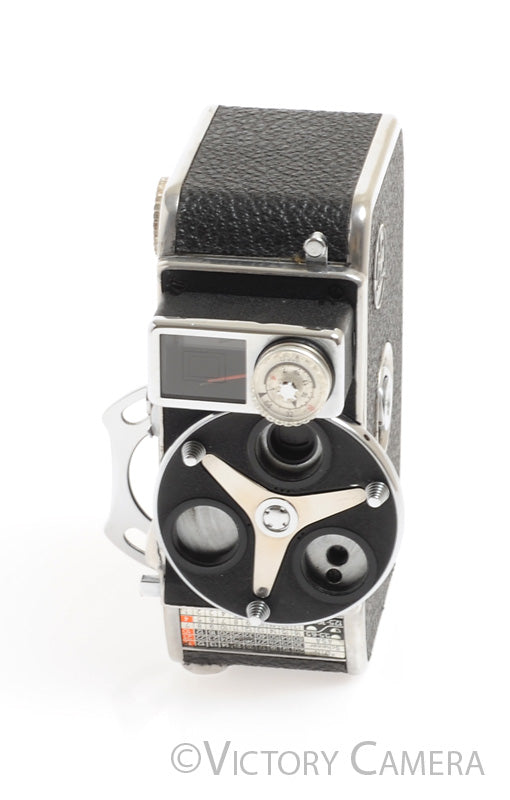 Bolex Paillard D8L 8mm Motion Picture Film Camera Body -Clean, No Meter- - Victory Camera