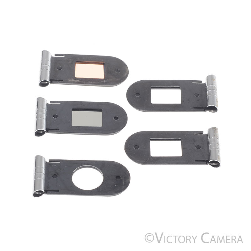 Bolex Filter Holder Set of 5 for H16 16mm Film Camera -Clean in Case- [EXC] image 2
