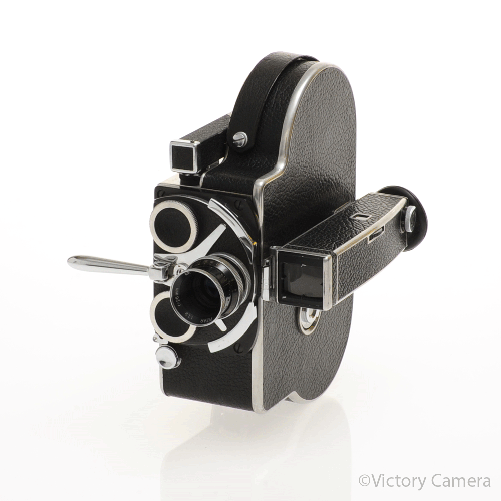 Bolex H16 16mm Motion Picture Film Camera 26mm f1.9 Pizar Lens [EXC+] - Victory Camera