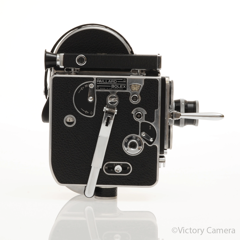 Bolex H16 16mm Motion Picture Film Camera 26mm f1.9 Pizar Lens [EXC+] - Victory Camera