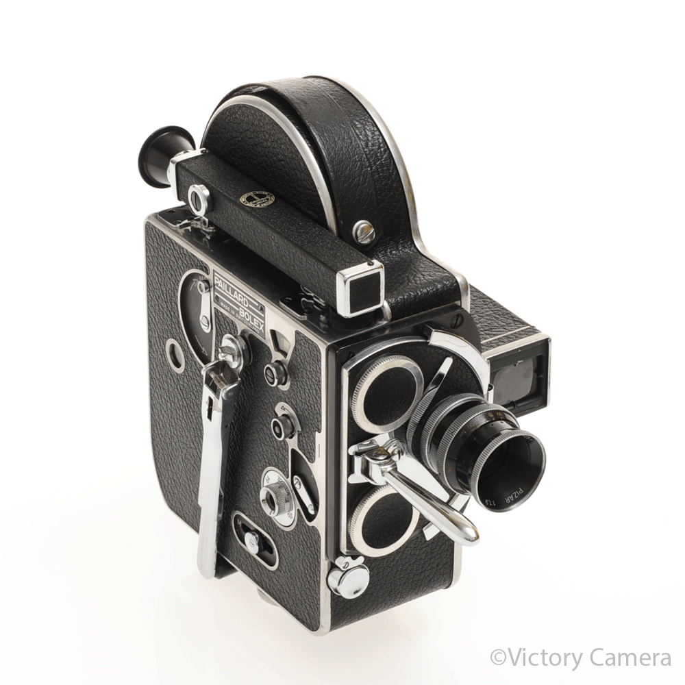 Bolex H16 16mm Motion Picture Film Camera 26mm f1.9 Pizar Lens [EXC+] - Victory Camera