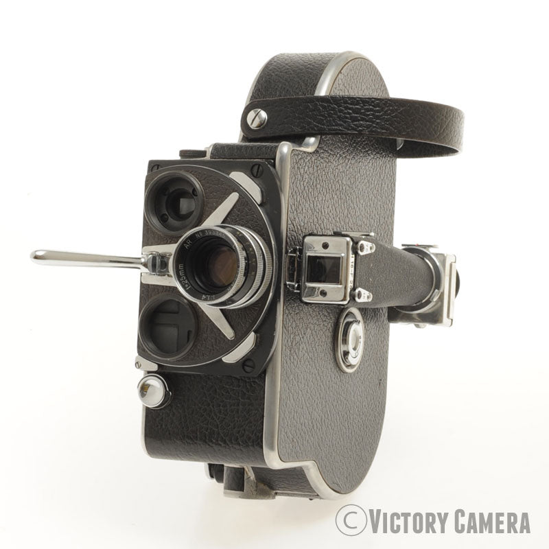 Bolex H16 16mm Motion Picture Film Camera w/ 25mm f1.4 Switar Lens  [EXC+] - Victory Camera