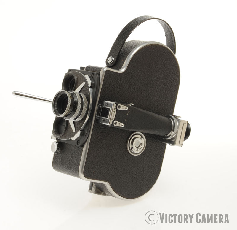 Bolex H16 16mm Motion Picture Film Camera w/ 25mm f1.4 Switar Lens  [EXC+] - Victory Camera