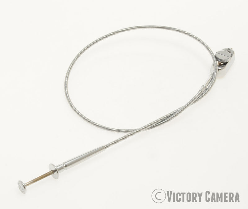 Paillard Bolex 22" Cable Release w/ Single Frame Adapter [EXC] - Victory Camera