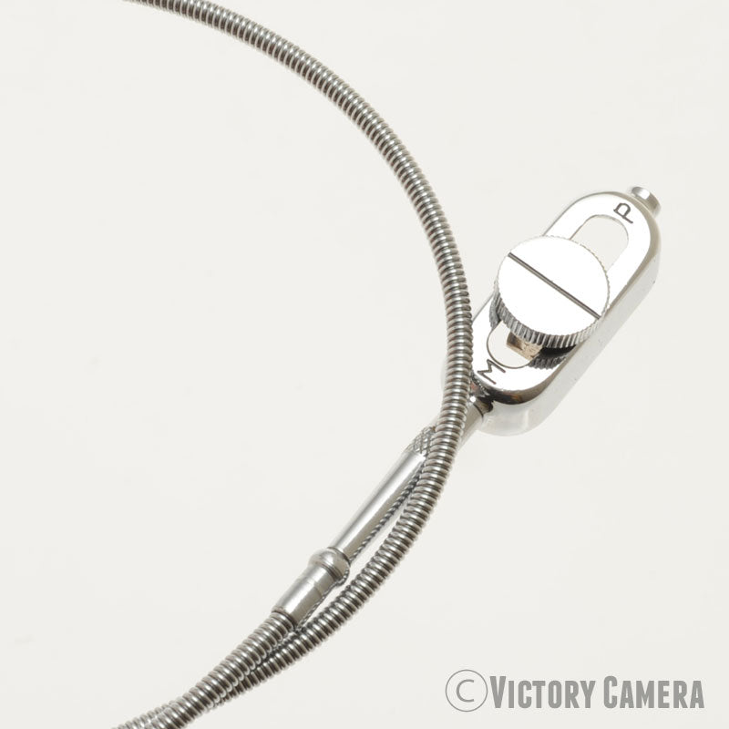 Paillard Bolex 22" Cable Release w/ Single Frame Adapter [EXC] - Victory Camera