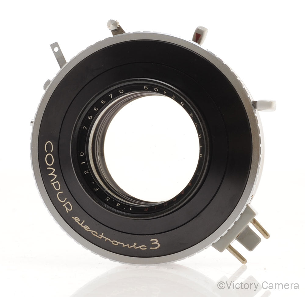 Boyer Saphir 210mm F4.5 View Camera Lens in Elec. Shutter (no power) [EXC-] - Victory Camera