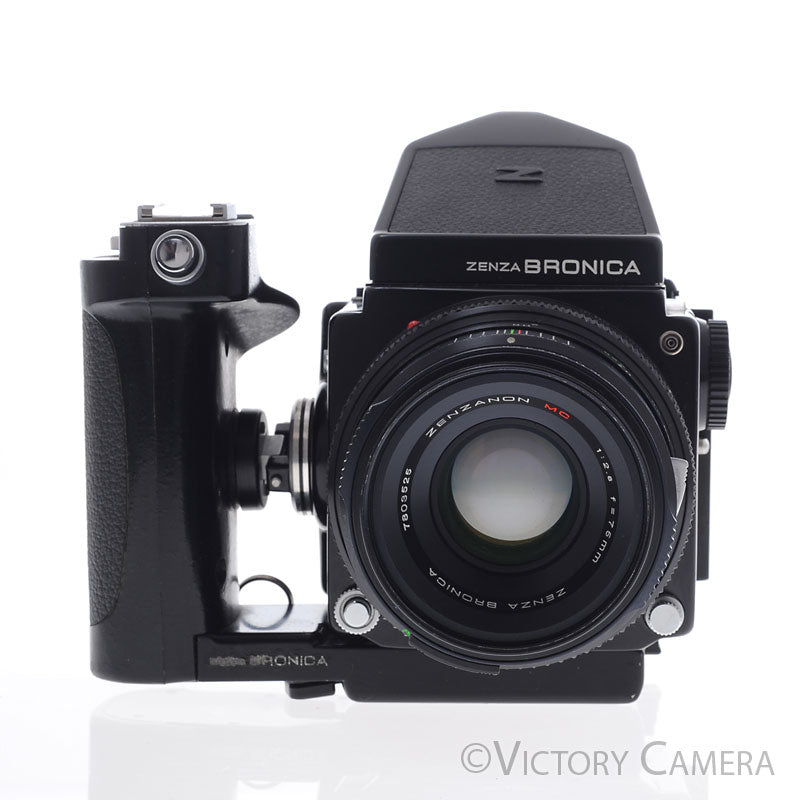 Zenza Bronica ETR S ETRS Camera w/ 75mm f2.8 Lens 120 Back [EXC]