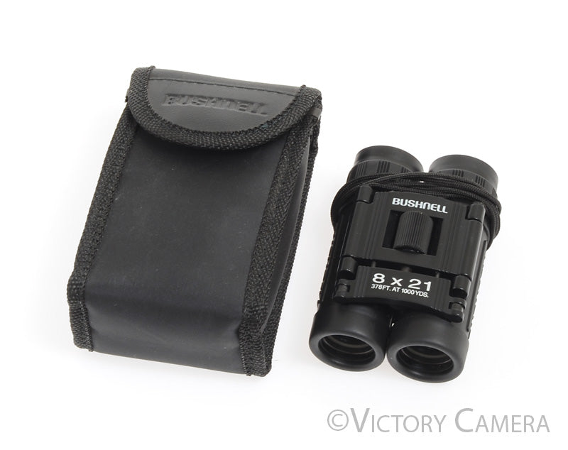 Bushnell 8x21 378ft at 1000 yds Compact Binoculars -Clean- - Victory Camera