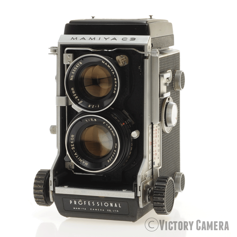 Mamiya C3 Medium Format TLR Camera w/ 80mm f2.8 Lens -New Seals- [EXC] - Victory Camera