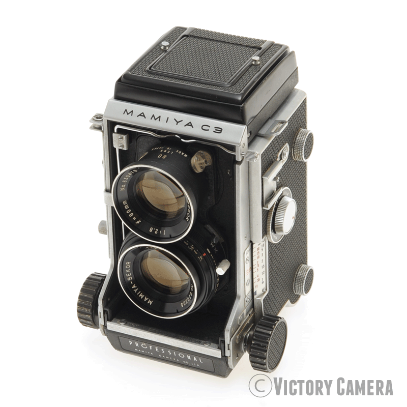 Mamiya C3 Medium Format TLR Camera w/ 80mm f2.8 Lens -New Seals- [EXC] - Victory Camera
