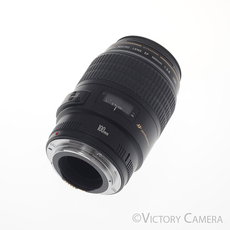 Canon EOS EF 100mm f2.8 USM 1:1 Macro AF Telephoto Prime Lens [EXC+] - Victory Camera