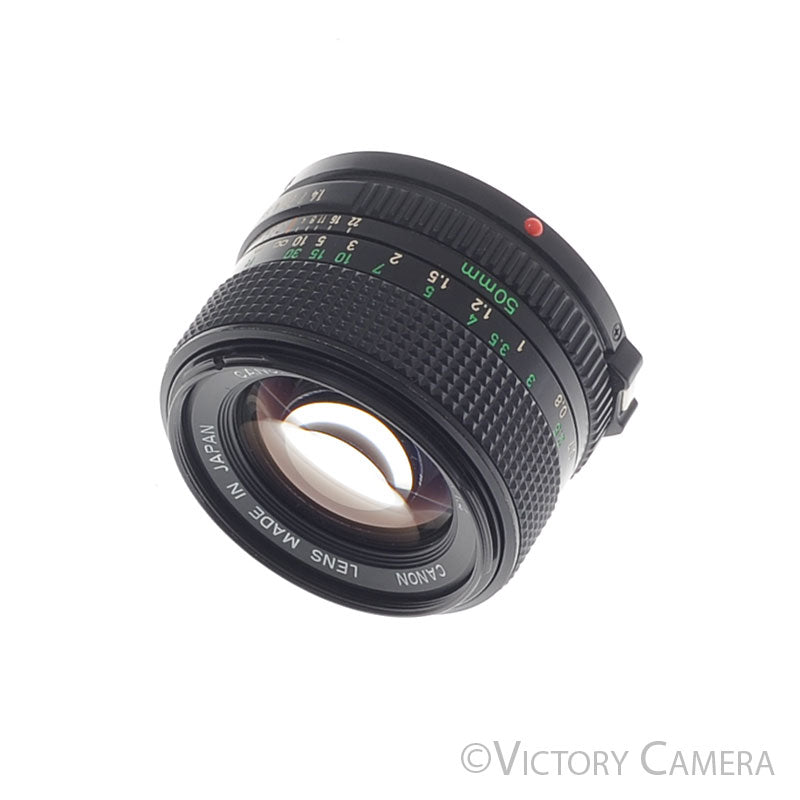 Canon 50mm f1.4 (late model) Fast Prime Lens for FD Mount [EXC+] - Victory Camera