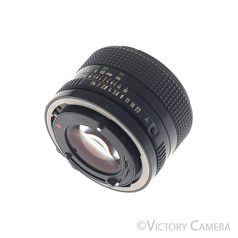 Canon 50mm f1.4 (late model) Fast Prime Lens for FD Mount [EXC+] - Victory Camera