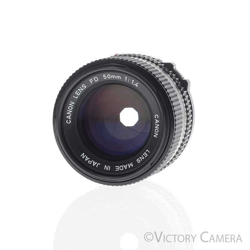 Canon 50mm f1.4 (late model) Fast Prime Lens for FD Mount [EXC+] - Victory Camera