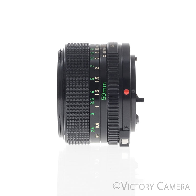 Canon 50mm f1.4 (late model) Fast Prime Lens for FD Mount [EXC+] - Victory Camera