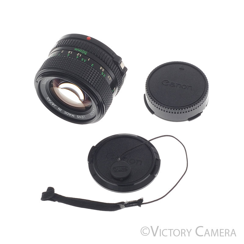 Canon 50mm f1.4 (late model) Fast Prime Lens for FD Mount [EXC+] - Victory Camera