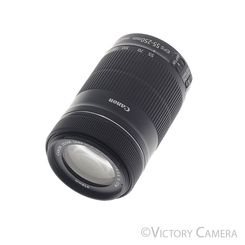 Canon EF-S 55-250mm f4-5.6 IS Telephoto Zoom Lens [EXC+] - Victory Camera