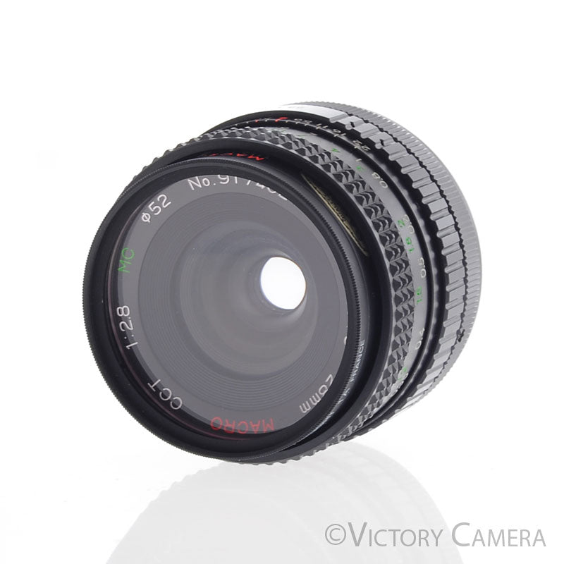 CPC CCT 28mm F2.8 Wide-Angle 1:4 Wide Angle Macro Lens for Canon FD [EXC+] - Victory Camera