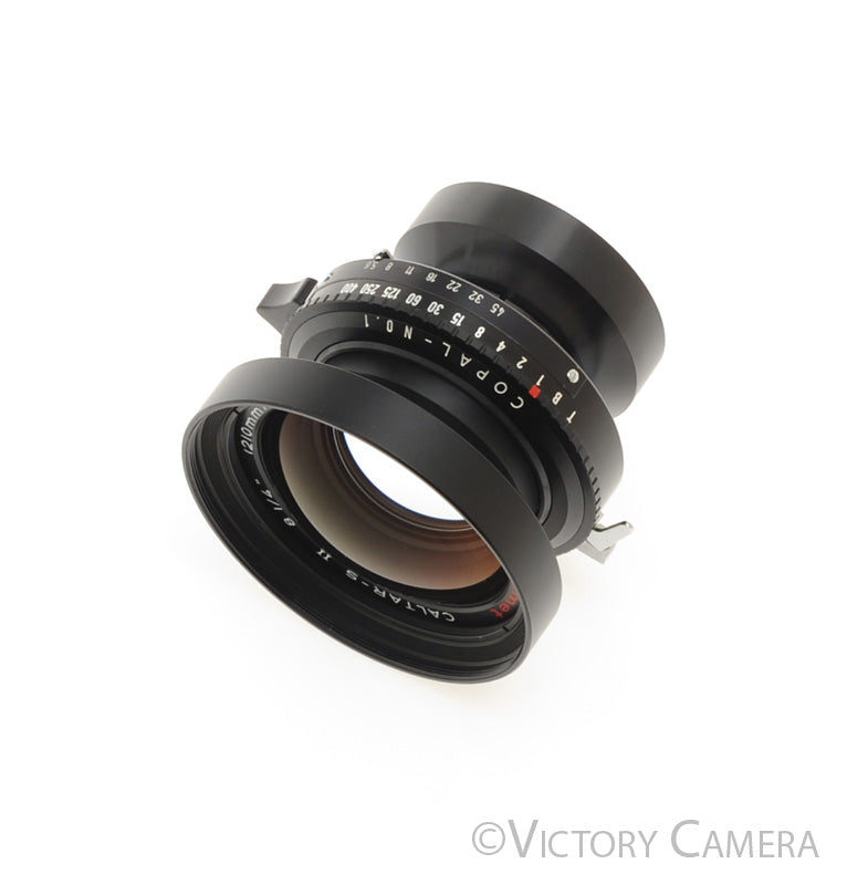 Calumet Caltar-S II 210mm f5.6 MC 4x5 View Camera Lens Copal 1 Shutter [EXC] - Victory Camera