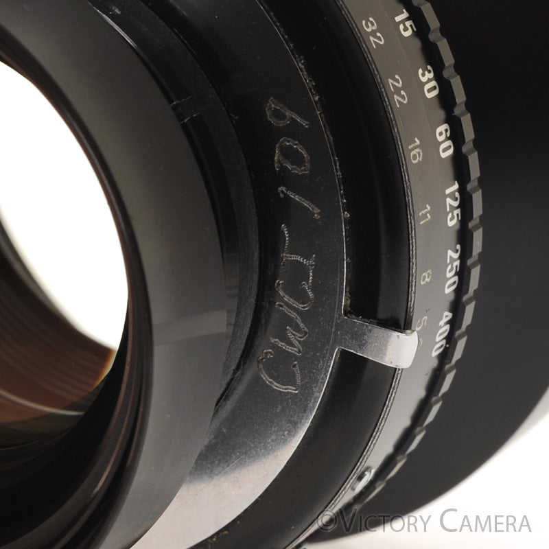 Calumet Caltar-S II 210mm f5.6 MC 4x5 View Camera Lens Copal 1 Shutter [EXC] - Victory Camera