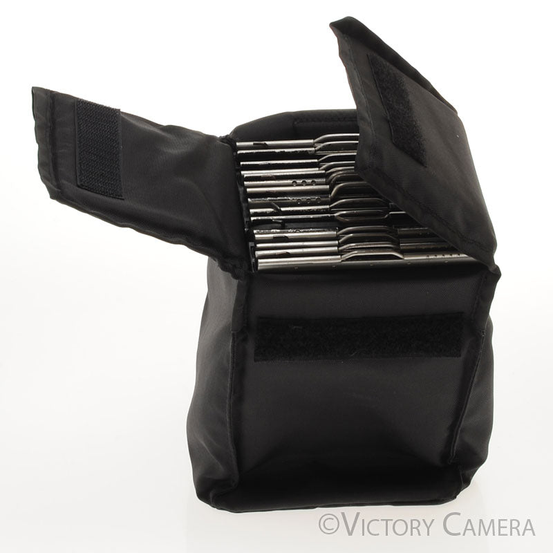 Calumet  4x5 Film Holder Pouch / Case w/ 8 Film Holders [EXC] - Victory Camera