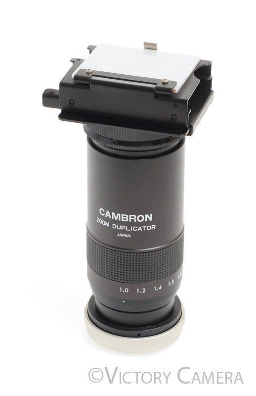 Cambron Zoom Slide Duplicator for T Mount w/ Canon FD Mount -Clean- - Victory Camera