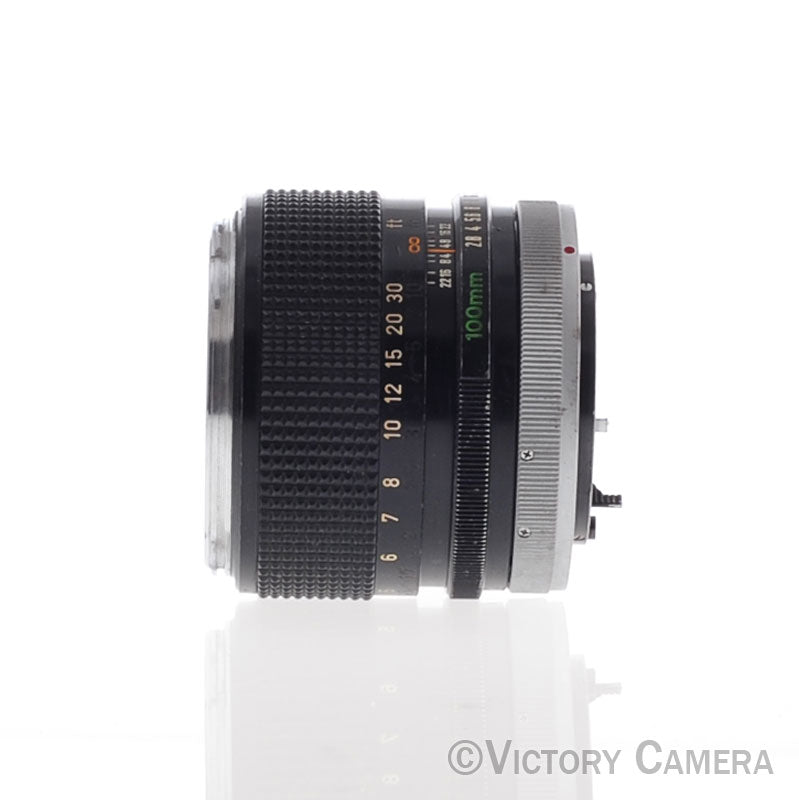 Canon FD 100mm f2.8 Telephoto Prime Lens [GOOD] - Victory Camera