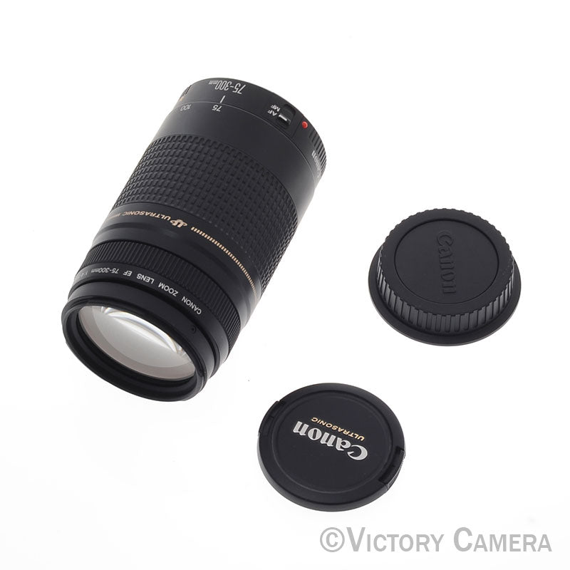 Canon EOS EF 75-300mm f4-5.6 II Ultrasonic Telephoto Zoom Lens  [EXC] - Victory Camera
