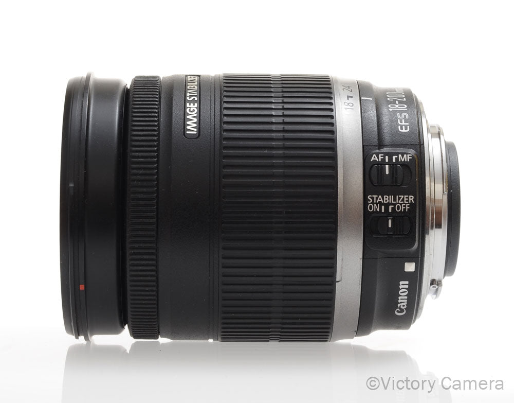 Canon EF-S 18-200mm f3.5-5.6 IS Macro Telephoto Zoom Lens [EXC] - Victory Camera