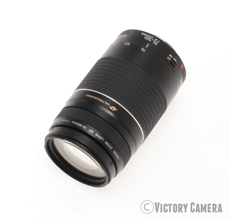 Canon EOS EF 75-300mm f4-5.6 III USM Telephoto Zoom Lens [MINT-] - Victory Camera