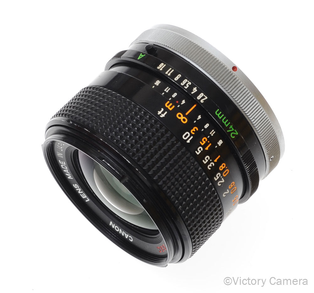Canon FD 24mm f2.8 S.S.C Wide Angle Prime Lens [EXC] - Victory Camera
