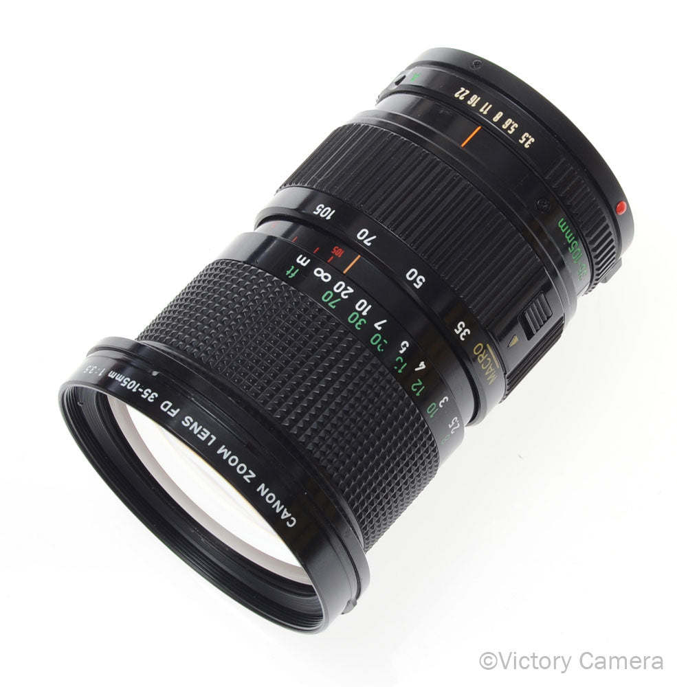 Canon FD 35-105mm f3.5 Manual Focus Zoom Lens -Haze, Fungus- [BGN] - Victory Camera