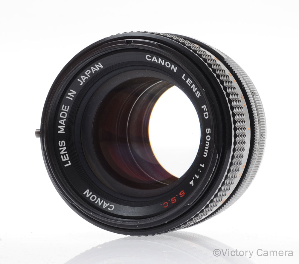 Canon FD 50mm f1.4 S.S.C Fast Prime Lens [EXC-] - Victory Camera