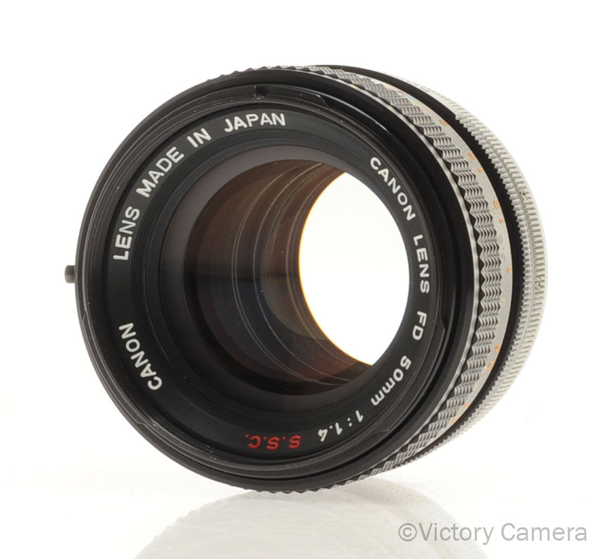 Canon FD S.S.C 50mm f1.4 Fast Prime Lens [EXC+] - Victory Camera