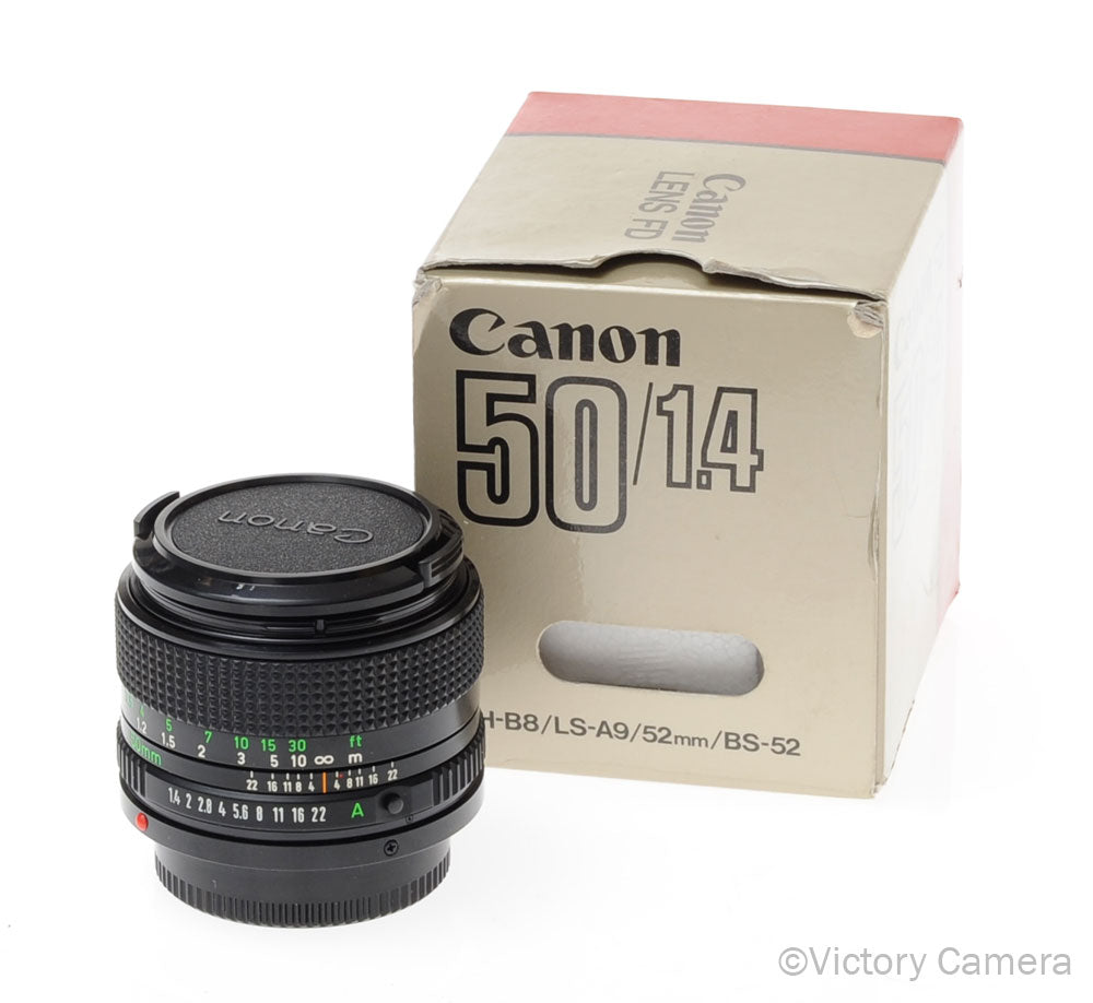 Canon 50mm f1.4 (late model) Fast Prime Lens for FD Mount [EXC+] - Victory Camera
