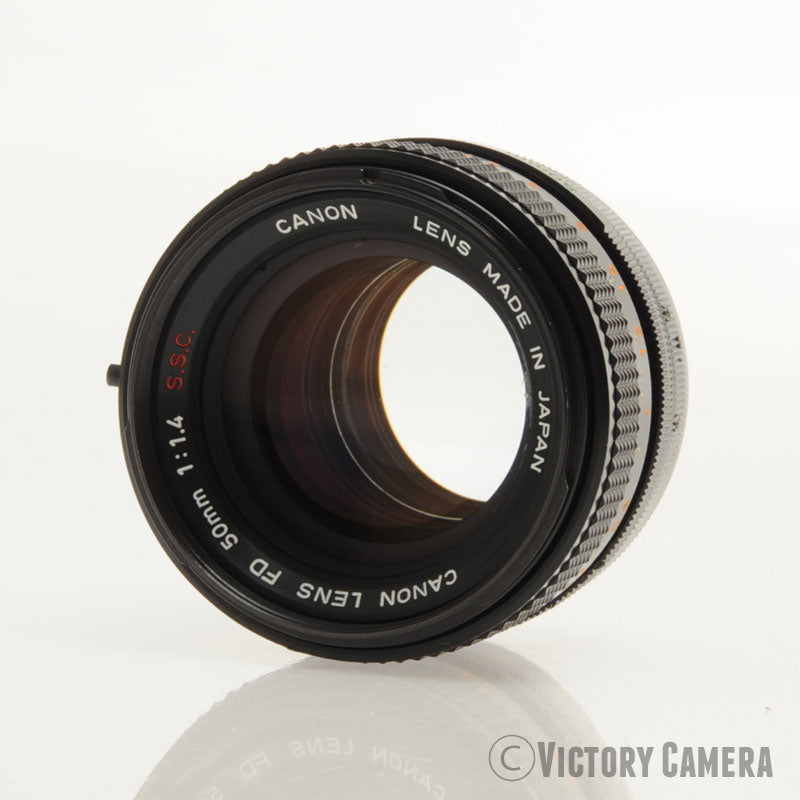 Canon FD 50mm f1.4 S.S.C Fast Prime Lens [EXC-] - Victory Camera