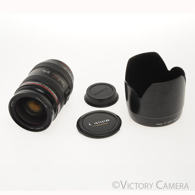 Canon EF EOS 24-70mm f2.8 L USM Full Frame Zoom Lens w/ Shade [EXC] - Victory Camera