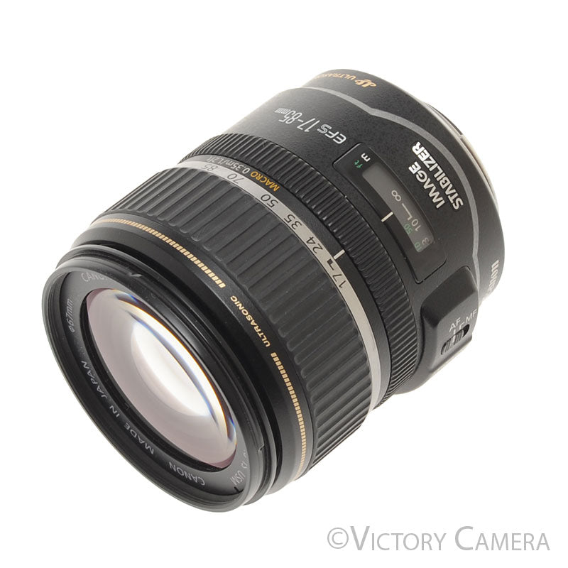 Canon EOS EF-S 17-85mm f4-5.6 IS USM Zoom Lens [EXC+] - Victory Camera