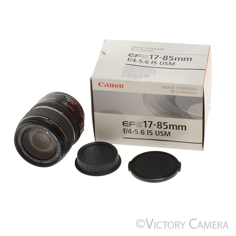 Canon EOS EF-S 17-85mm f4-5.6 IS USM Zoom Lens [EXC+] - Victory Camera